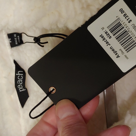 Peach Aspen Jacket Med. "Cloud" or Cream color - Picture 3 of 7